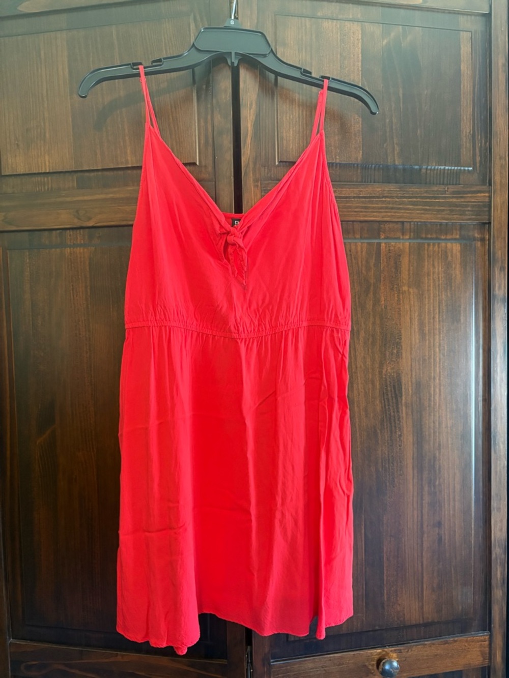H&M Red Spaghetti Strap Mini Dress